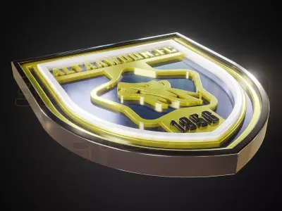 Al Taawoun logo - Cinematic - 3D print 3D model