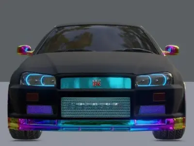 Nissan Skyline GTR 3D model
