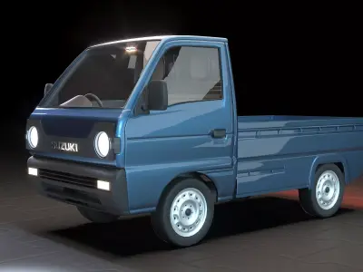 Suzuki Carry pick up 3D model