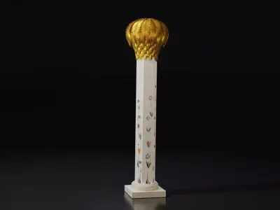 Sheikh Zayed Column 3D model