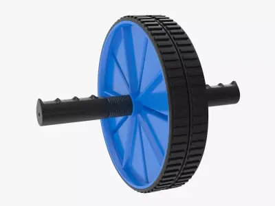 Ab Roller Wheel Low-poly 3D model