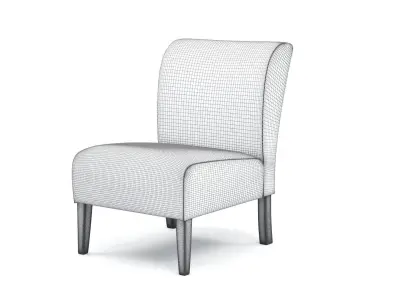 Tropical Accent Chair 3D model