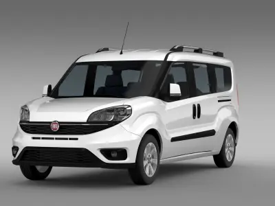 Fiat Doblo Maxi 152 2017 3D model