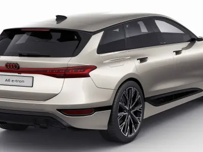 Audi A6 Avant e-tron 2025 3D model