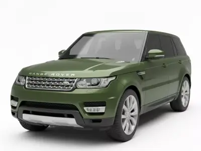 Range Rover Sport 2014 Low-poly 3D model