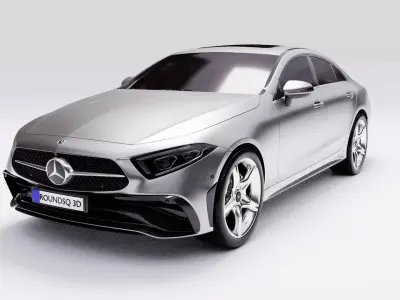 Mercedes Benz CLA 2021 Low-poly 3D model