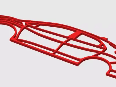 Honda Type R FK2 3D print model