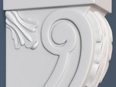 Decorative Corbel 3D model shop