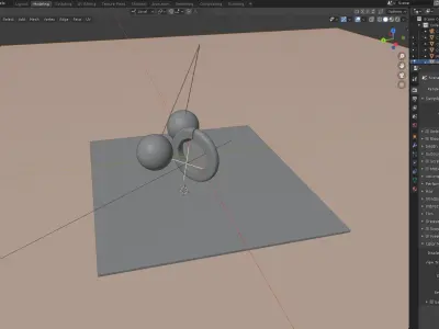 Ring Simulation Satisfying Low-poly 3D model
