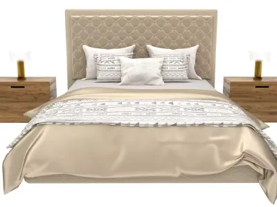 LUXURY bed 3D model