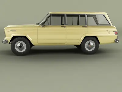 Jeep Wagoneer 1966 3D model