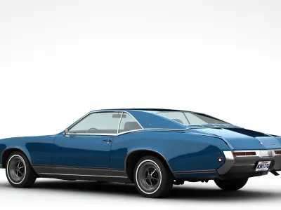Buick Riviera 1968 3D model