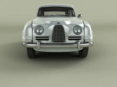 SAAB 95 Van 3D model