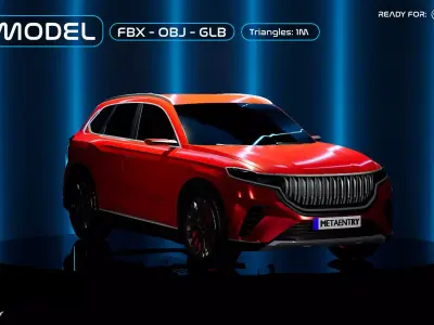 TOGG T10X SUV 3D Model 3D model