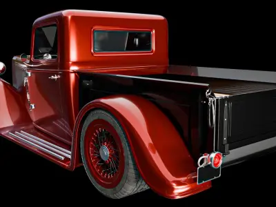 vintage vehicle 3D model