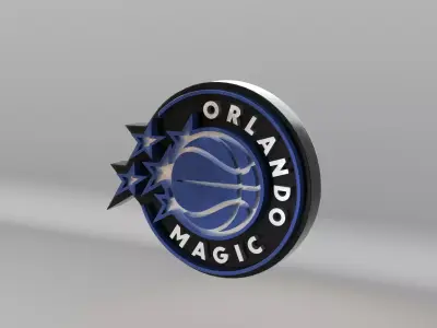 NBA Orlando Magic Team Logo 3D model