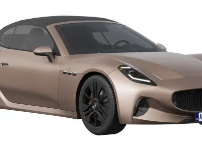 Maserati GranCabrio Folgore 2025 3D model