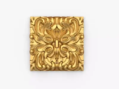 Classic decor ornament 290 3D model