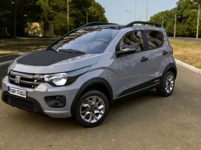 Fiat Mobi Trekking 2023 3D model