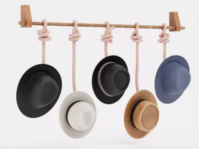 -Hat Wall Decoration- 3D model