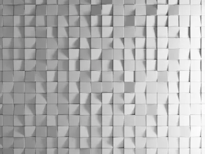 Deko Wall Set Tilable tiles 3D model