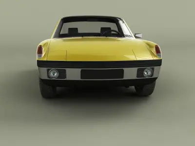 Porsche 914 3D model