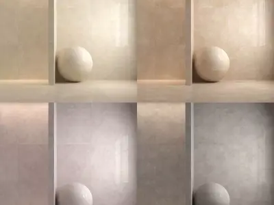 Tile Collection No 6 Low-poly 3D model