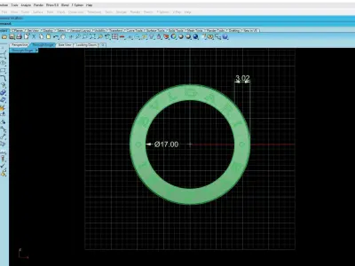  Bzero Style Ring 3D print model