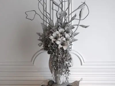 Flower arrangements 3D model