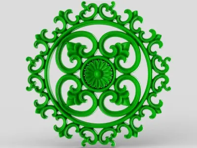 Rose Ring Carving 3D print model