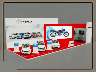 Exhibition stand design  3D model