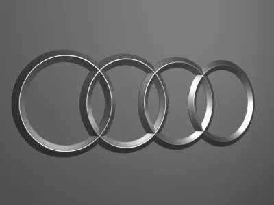 Audi Logo 3D model