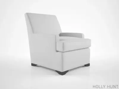 Holly Hunt Carlyle lounge chair 3D model