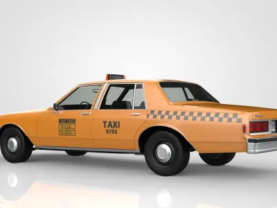 Chevrolet Caprice Classic Taxi 1989 3D model