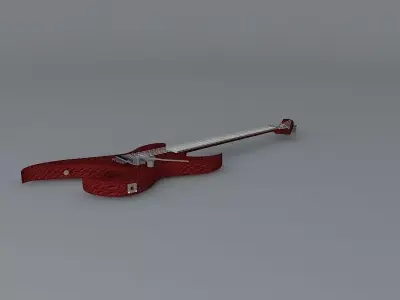 Intruder guitar Free 3D model