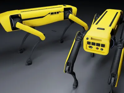 Robot Dog Free 3D model