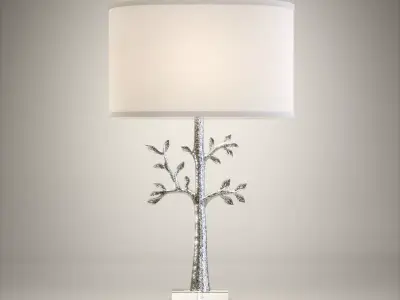 Modern Tree Table Lamp 3D model