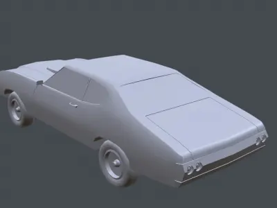 Chevrolet impala Low-poly 3D model