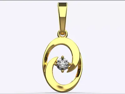 beautifule women pendant 3D print model