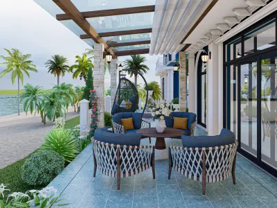 Ho Tram Villa Garden 3D model