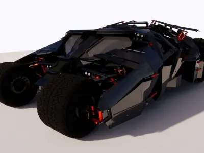 Batmovil batmobile 3D model