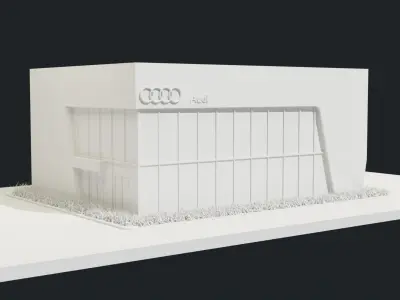 Audi Car Gallery 3D model