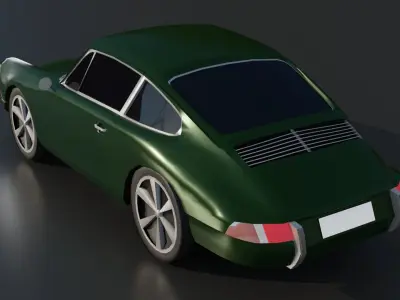 Porche 911 1968 3D model