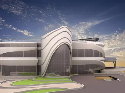 0019 - Organic Palace - 2Ds Drawing - 3Ds Files 3D model