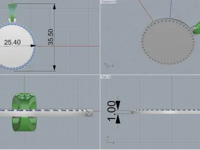 Picture Pendant 3D print model