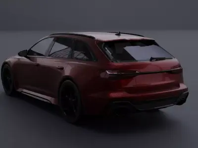 Generic Estate 1 Low-poly 3D model