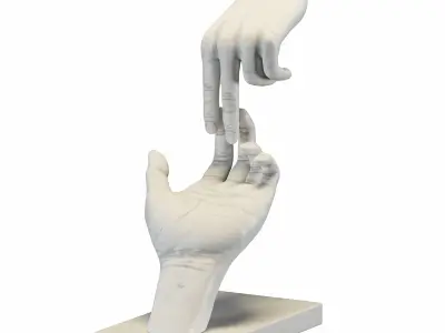 hand sculpture 3D model
