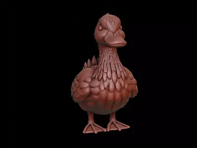 Duck Animal Sculpture 3D print model buy