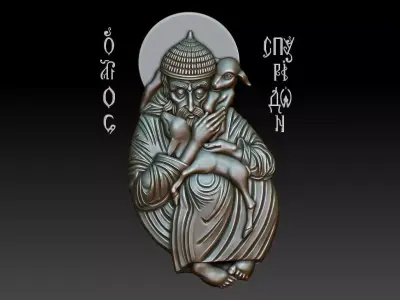 Saint Spyridon of Trimyphus 2 3D print model