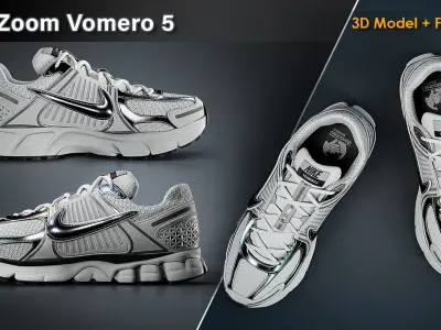 Nike Zoom Vomero 5 3D model